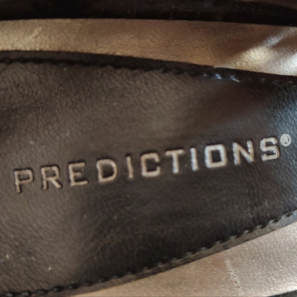 POINTY TOE KITTEN HEEL BLACK VELVET STRAPPY SHOES Vintage look. SZ 6.5 - Picture 5 of 7